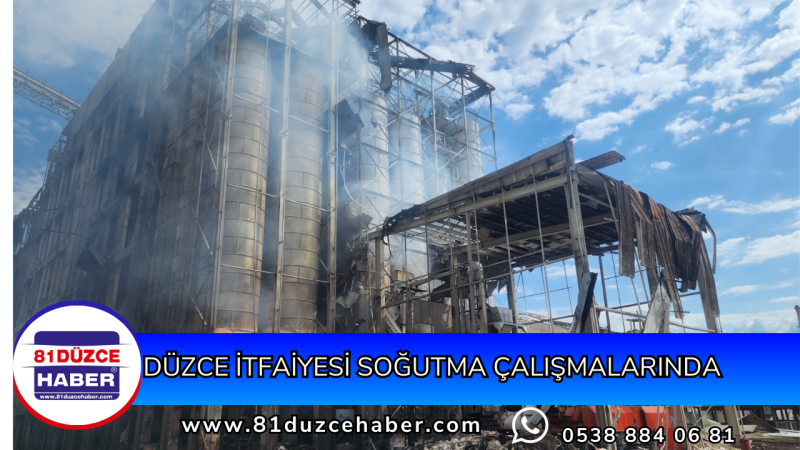 DÜZCE İTFAİYESİ SOĞUTMA ÇALIŞMALARINDA