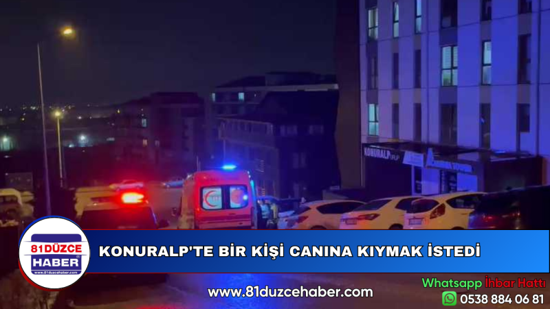 KONURALP'TE BİR KİŞİ CANINA KIYMAK İSTEDİ