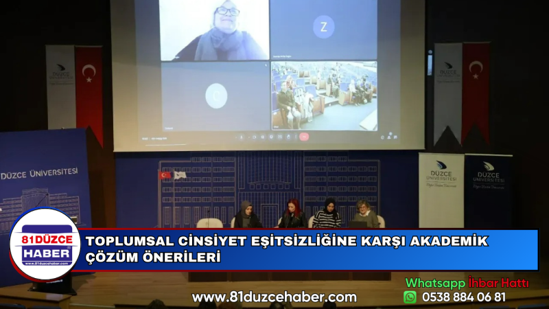 TOPLUMSAL CİNSİYET EŞİTSİZLİĞİNE KARŞI AKADEMİK ÇÖZÜM ÖNERİLERİ