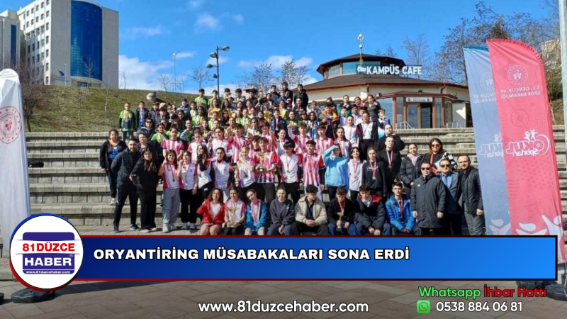 ORYANTİRİNG MÜSABAKALARI SONA ERDİ