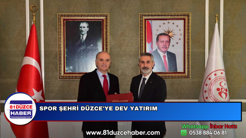 SPOR ŞEHRİ DÜZCE'YE DEV YATIRIM