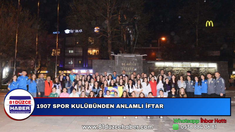 1907 SPOR KULÜBÜNDEN ANLAMLI İFTAR