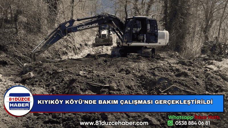 KIYIKÖY KÖYÜ'NDE BAKIM ÇALIŞMASI GERÇEKLEŞTİRİLDİ