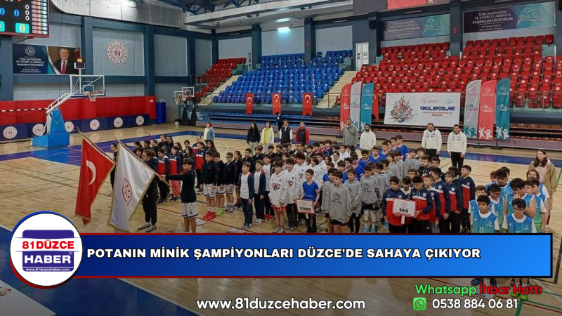 POTANIN MİNİK ŞAMPİYONLARI DÜZCE'DE SAHAYA ÇIKIYOR