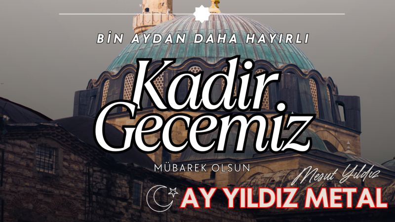 AY-YILDIZ METAL KADİR GECESİ