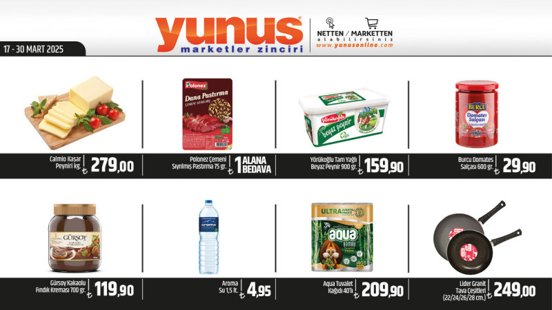 YUNUS MARKET 17-30 MART 