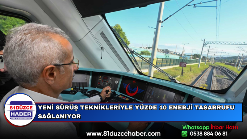 YENİ SÜRÜŞ TEKNİKLERİYLE YÜZDE 10 ENERJİ TASARRUFU SAĞLANIYOR