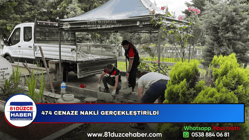 474 CENAZE NAKLİ GERÇEKLEŞTİRİLDİ