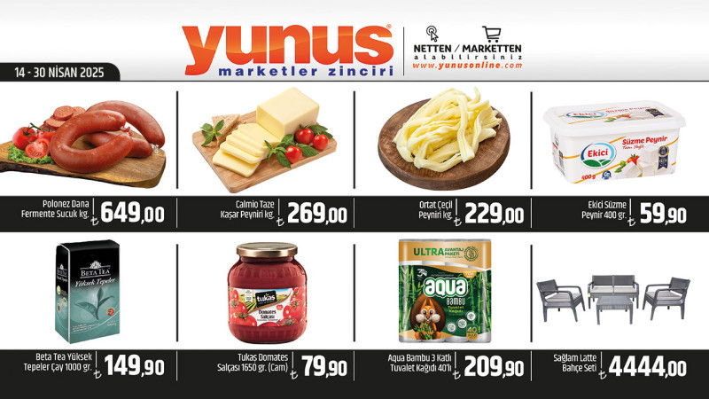 YUNUS MARKET 12-30 NİSAN 