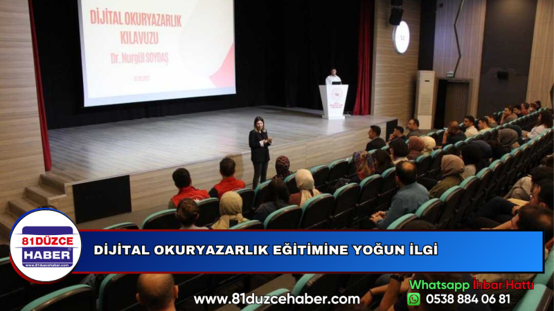 DİJİTAL OKURYAZARLIK EĞİTİMİNE YOĞUN İLGİ