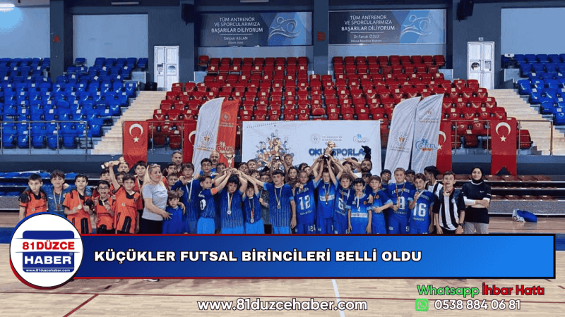 KÜÇÜKLER FUTSAL BİRİNCİLERİ BELLİ OLDU