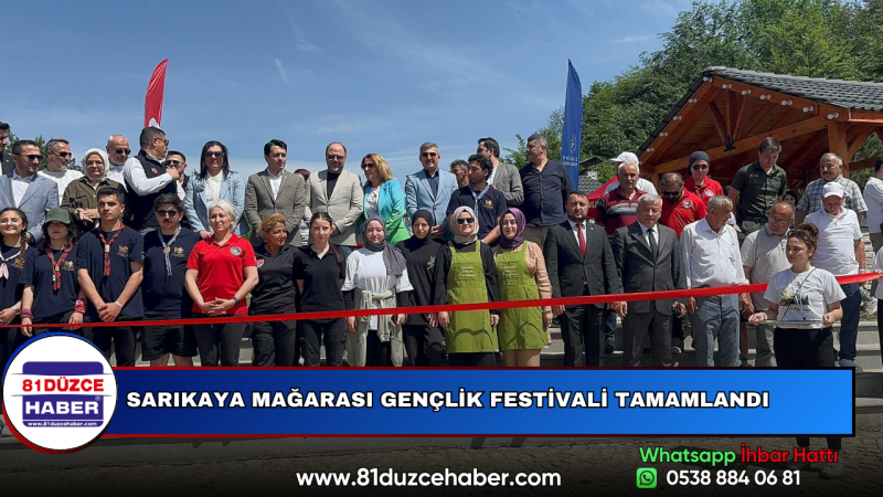 SARIKAYA MAĞARASI GENÇLİK FESTİVALİ TAMAMLANDI