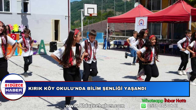 KIRIK KÖY OKULU'NDA BİLİM ŞENLİĞİ YAŞANDI