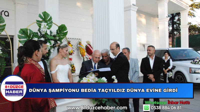 Dünya Şampiyonu Bedia Taçyıldız Dünya Evine Girdi
