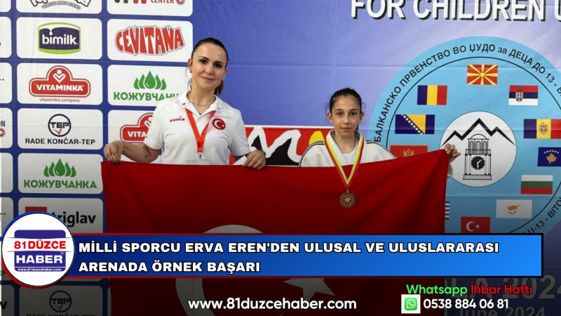 Milli Sporcu Erva Eren'den Ulusal ve Uluslararası Arenada Örnek Başarı