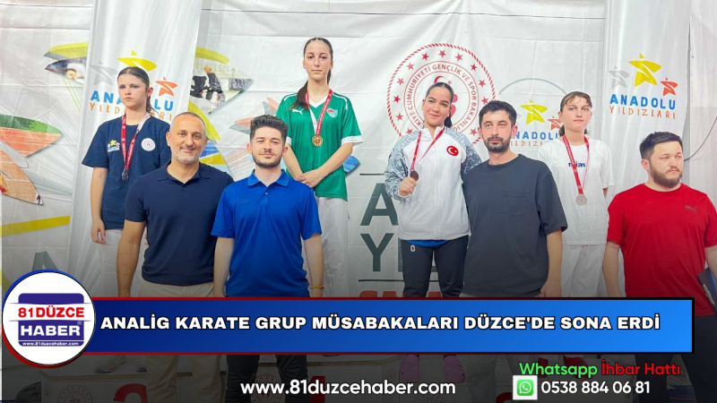 Analig Karate Grup Müsabakaları Düzce'de Sona Erdi