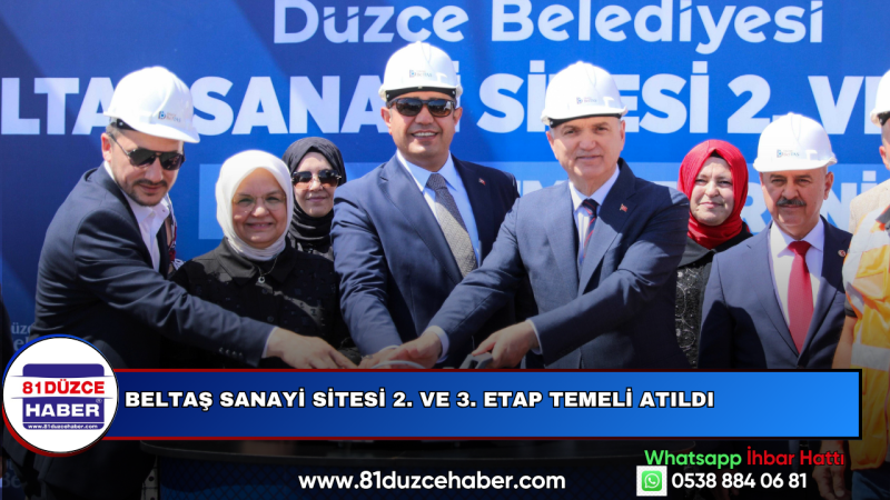 Beltaş Sanayi Sitesi 2. Ve 3. Etap Temeli Atıldı