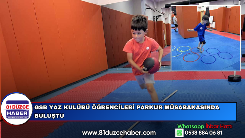 GSB Yaz Kulübü Öğrencileri Parkur Müsabakasında Buluştu