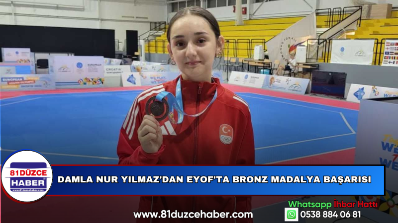 Damla Nur Yılmaz'dan EYOF'ta Bronz Madalya Başarısı