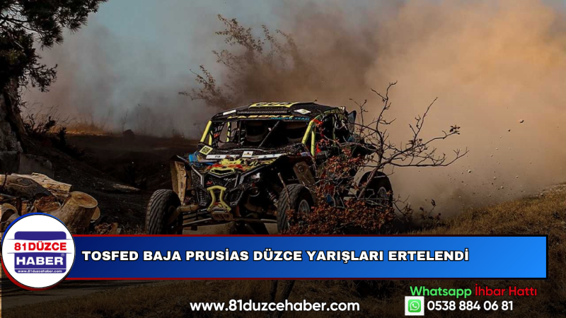 TOSFED Baja Prusias Düzce Yarışları Ertelendi