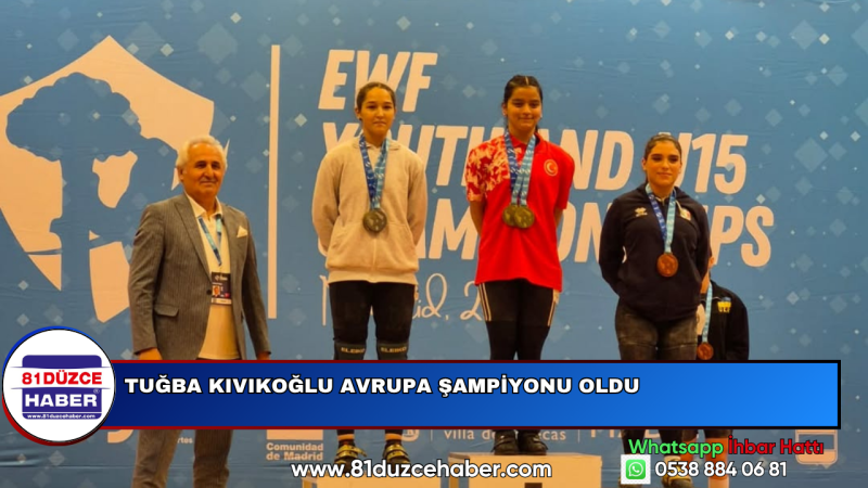 Tuğba Kıvıkoğlu Avrupa Şampiyonu Oldu