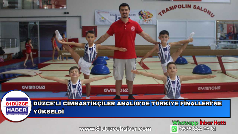 Düzce'li Cimnastikçiler ANALİG'de Türkiye Finalleri'ne Yükseldi