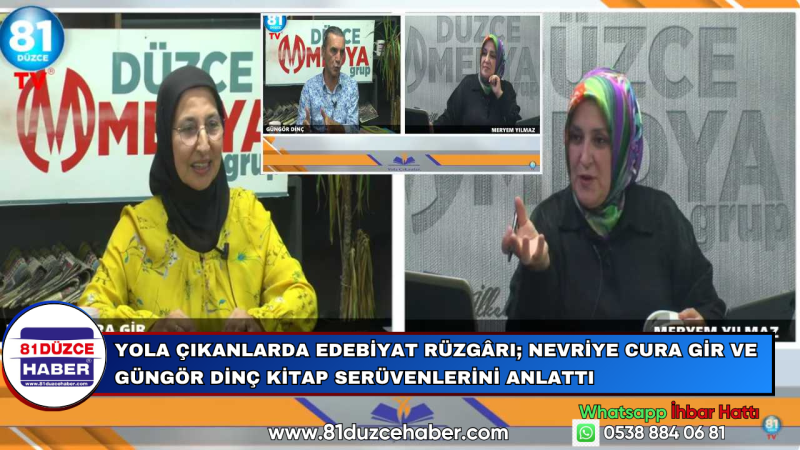 Yola Çıkanlarda Edebiyat Rüzgârı; Nevriye Cura Gir ve Güngör Dinç Kitap Serüvenlerini Anlattı