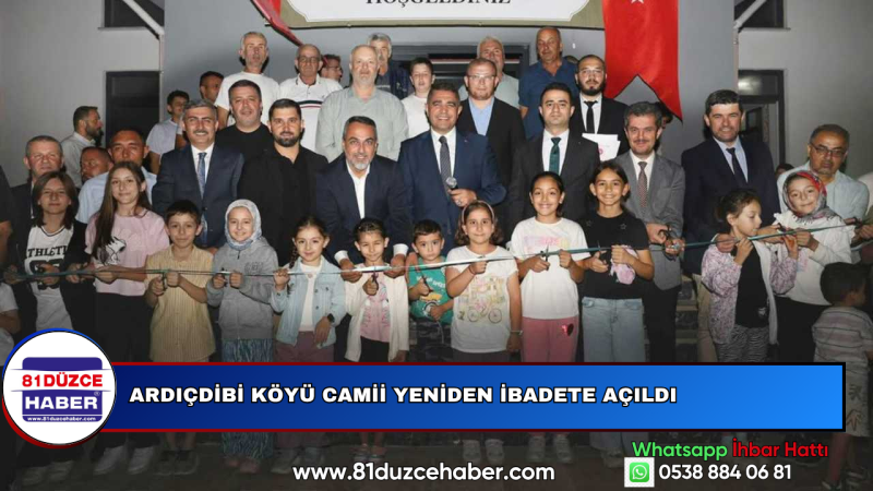Ardıçdibi Köyü Camii Yeniden İbadete Açıldı