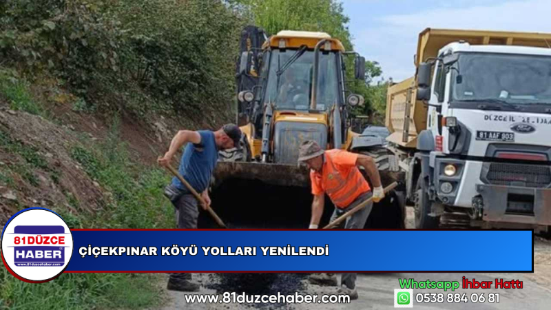 Çiçekpınar Köyü Yolları Yenilendi
