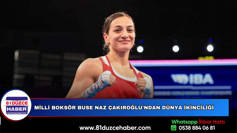 Milli Boksör Buse Naz Çakıroğlu'ndan Dünya İkinciliği