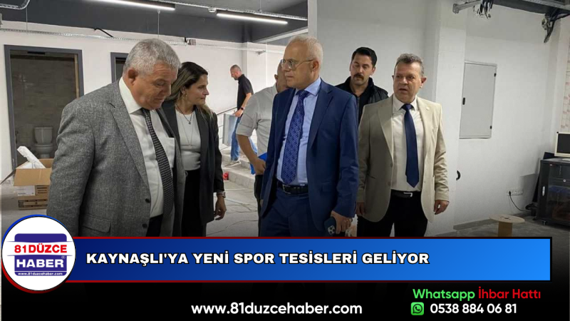 Kaynaşlı'ya Yeni Spor Tesisleri Geliyor
