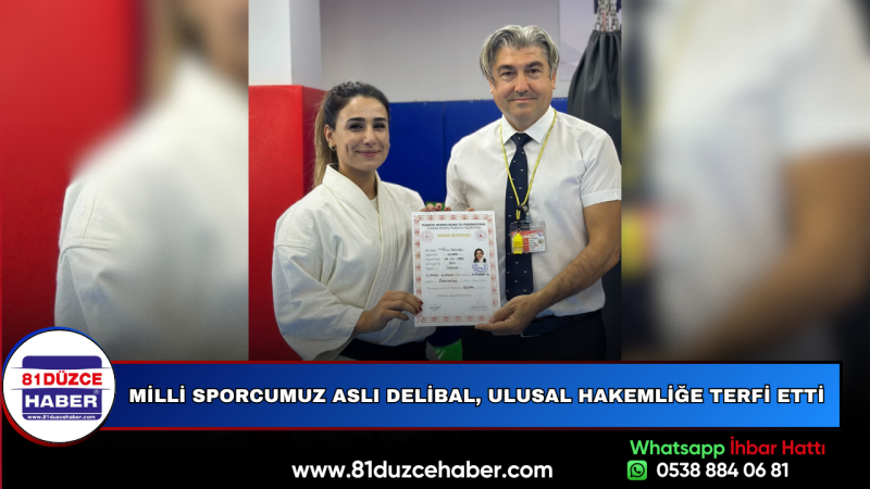 Milli Sporcumuz Aslı Delibal, Ulusal Hakemliğe Terfi Etti