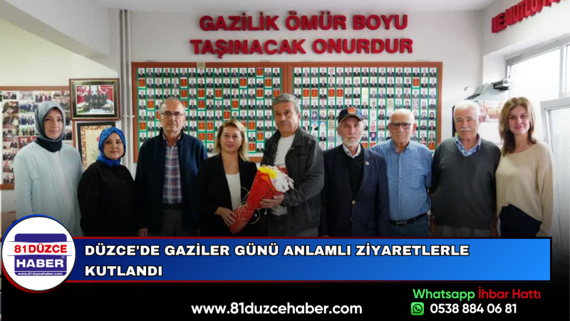 Düzce'de Gaziler Günü Anlamlı Ziyaretlerle Kutlandı