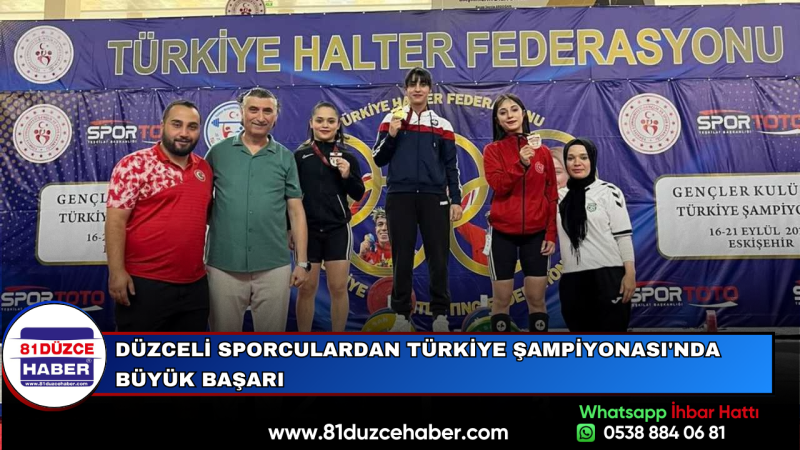 Düzceli Sporculardan Türkiye Şampiyonası'nda Büyük Başarı