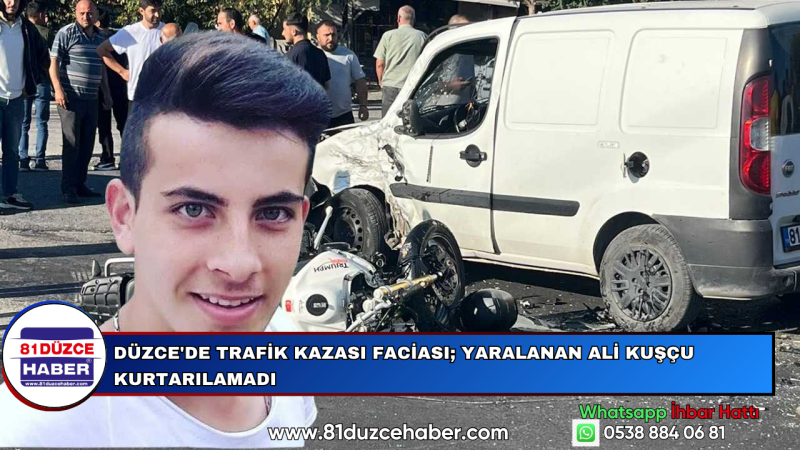 Düzce'de Trafik Kazası Faciası; Yaralanan Ali Kuşçu Kurtarılamadı