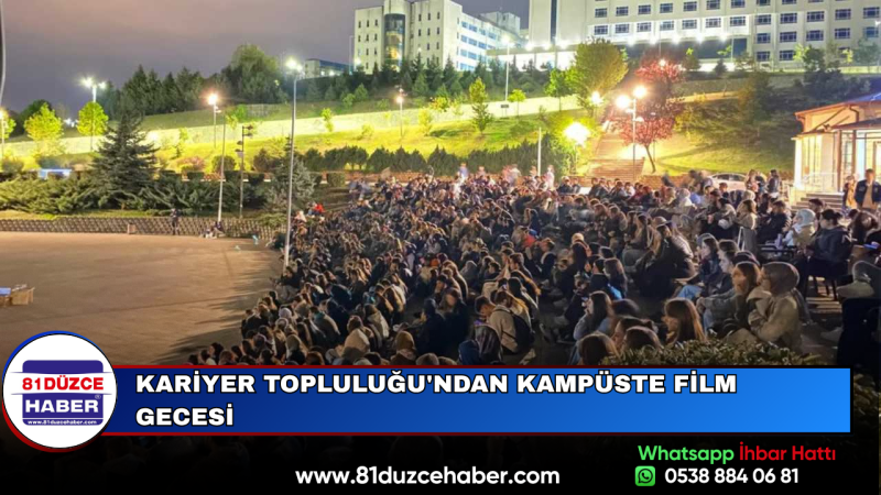 Kariyer Topluluğu'ndan Kampüste Film Gecesi
