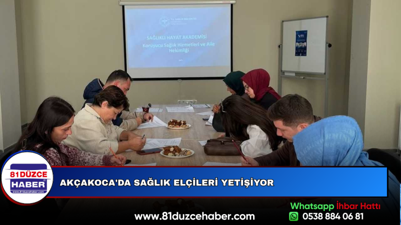 Akçakoca'da Sağlık Elçileri Yetişiyor
