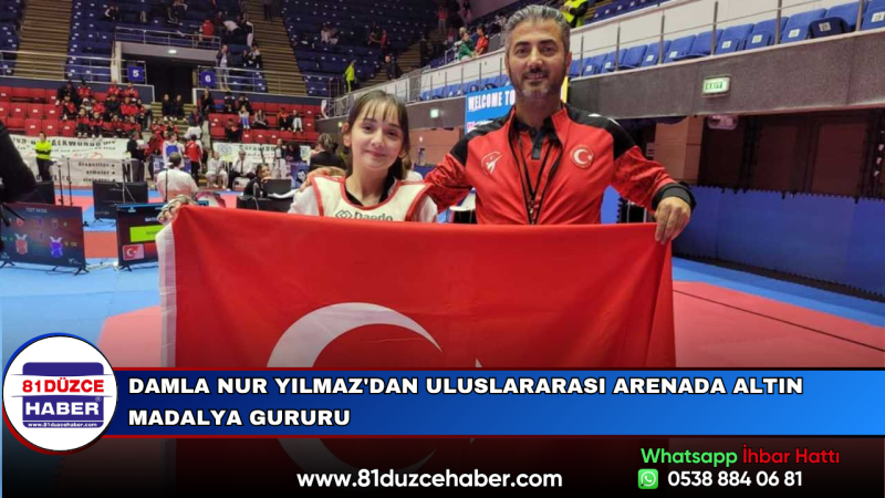 Damla Nur Yılmaz'dan Uluslararası Arenada Altın Madalya Gururu