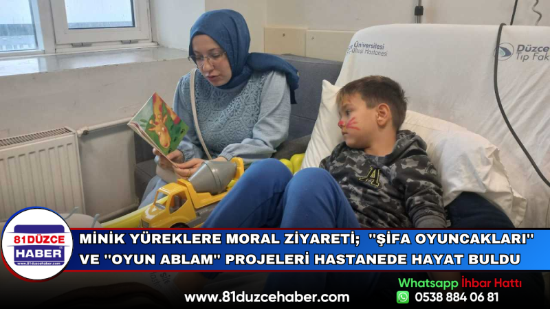 Minik Yüreklere Moral: Projeler Hastanede Hayat Buldu