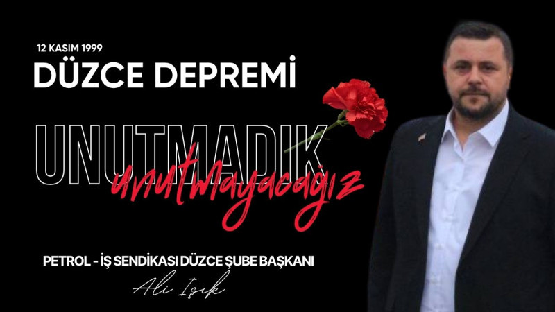 ALİ IŞIK  12 KASIM REKLAM İLANI 