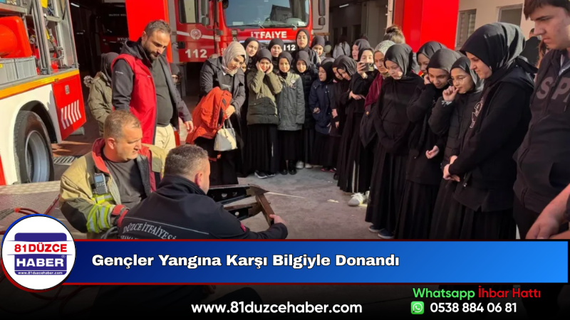 Gençler Yangına Karşı Bilgiyle Donandı