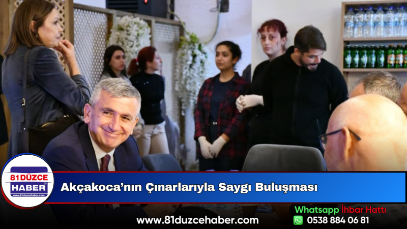 Akçakoca’nın Çınarlarıyla Saygı Buluşması