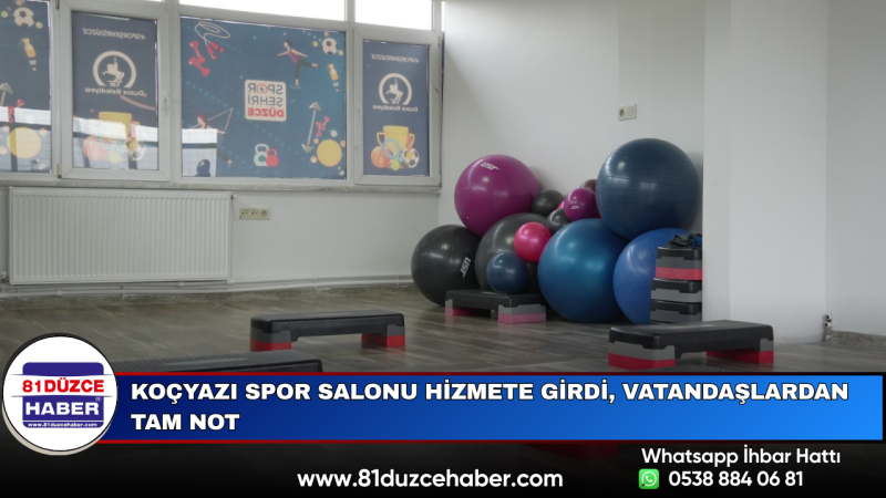 Koçyazı Spor Salonu Hizmete Girdi, Vatandaşlardan Tam Not