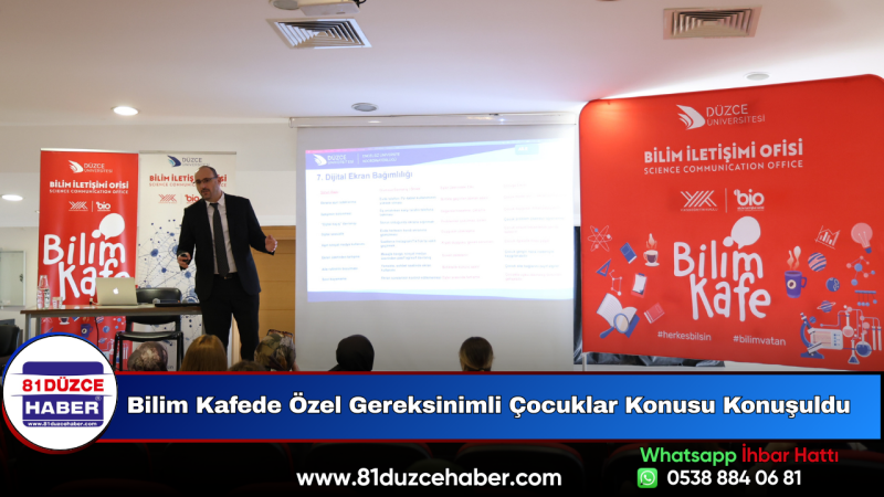 Bilim Kafede Özel Gereksinimli Çocuklar Konusu Konuşuldu