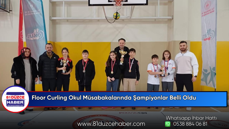 Floor Curling Okul Müsabakalarında Şampiyonlar Belli Oldu