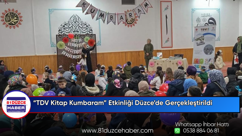 “TDV Kitap Kumbaram” Etkinliği Düzce’de Gerçekleştirildi