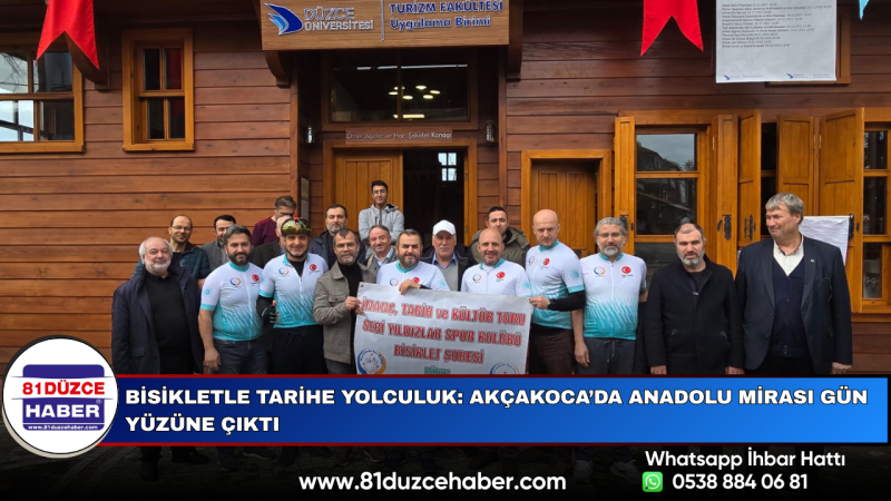 Bisikletle Tarihe Yolculuk: Akçakoca’da Anadolu Mirası Gün Yüzüne Çıktı