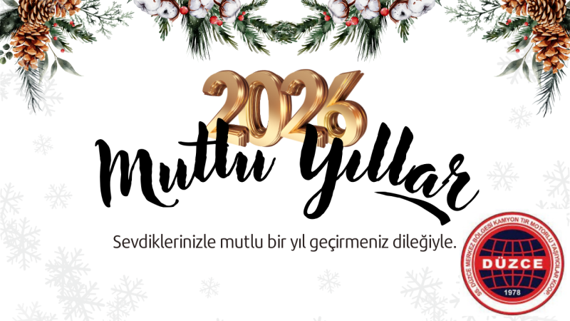 KAMYONCULAR KOOP. YILBAŞI REKLAM MESAJI