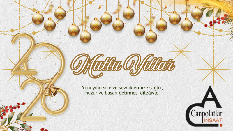 CANPOLAT İNŞAAT YILBAŞI REKLAM MESAJI