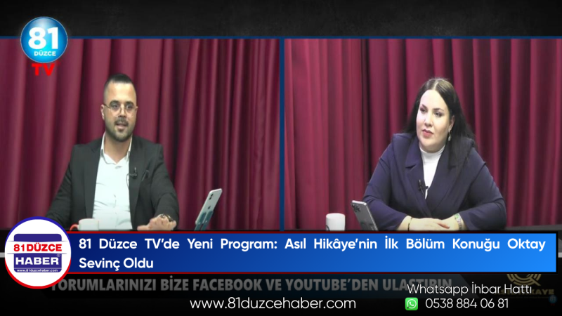 81 Düzce TV’de Yeni Program: Asıl Hikâye’nin İlk Bölüm Konuğu Oktay Sevinç Oldu